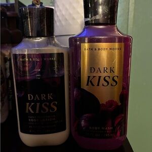 Bath & Body Works Dark Kiss Body Wash & Lotion - Purple and Gold 🆕